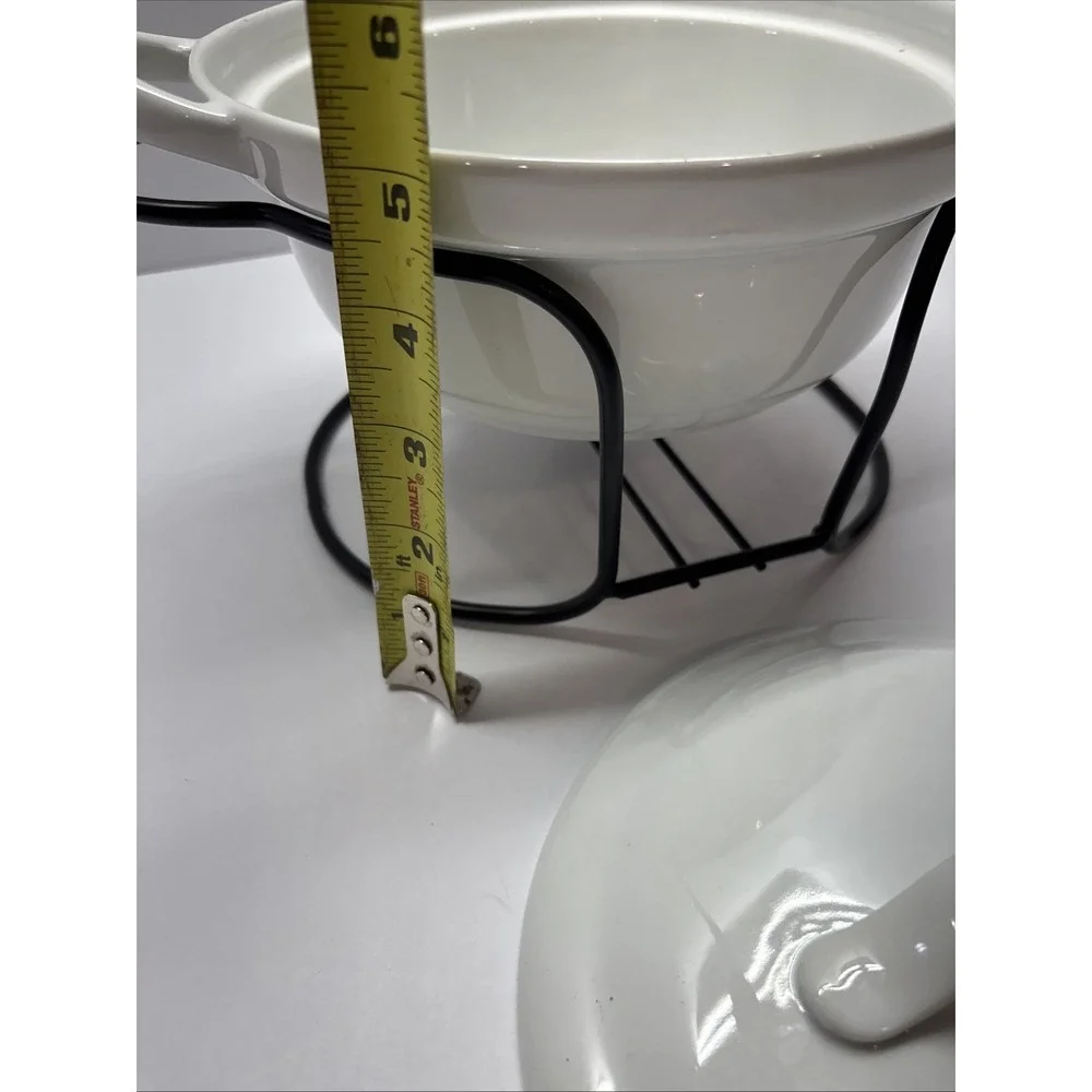 Denmark Tools for‎ Cooks 2 pcs Porcelain Casserole Pan w/Rack